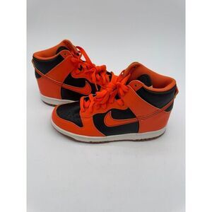 Size 6.5 Y Nike Dunk High Halloween Pumpkin Safety Orange-New/No Box‎